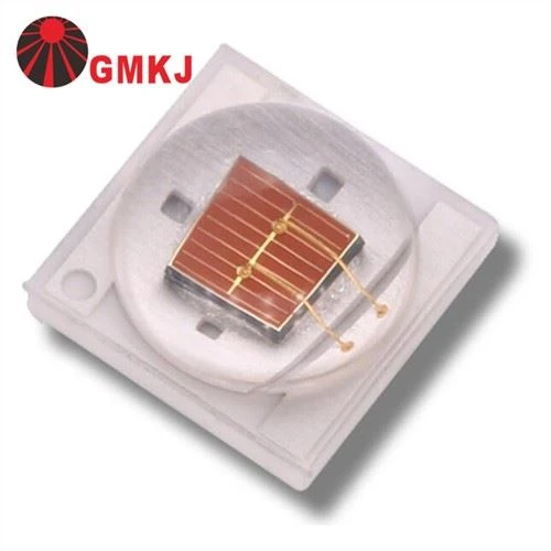 1w 3W ওয়াট রেড 660nm LED চিপ SMD 3535 প্যাকেজ ডোম লেন্স