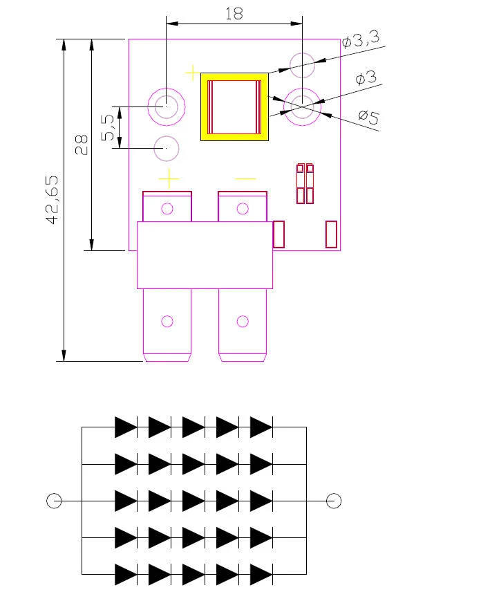 SWIR LED modules dimension SWIR LED modules dimension